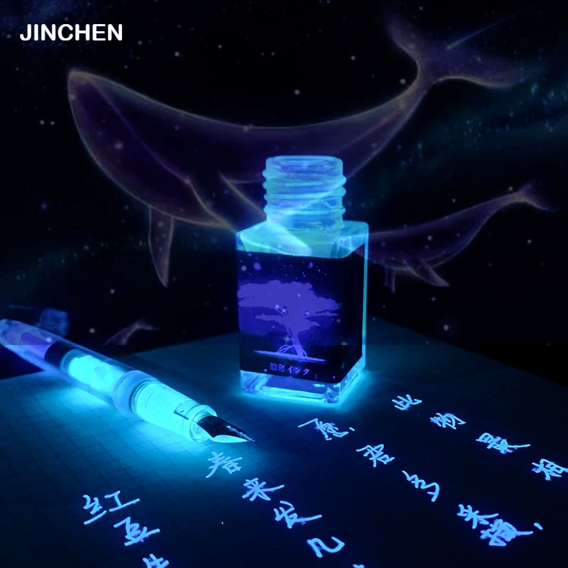 Fountain Pen Bottled Ink - JINCHEN Colorful Fluorescent Fountain pen Ink