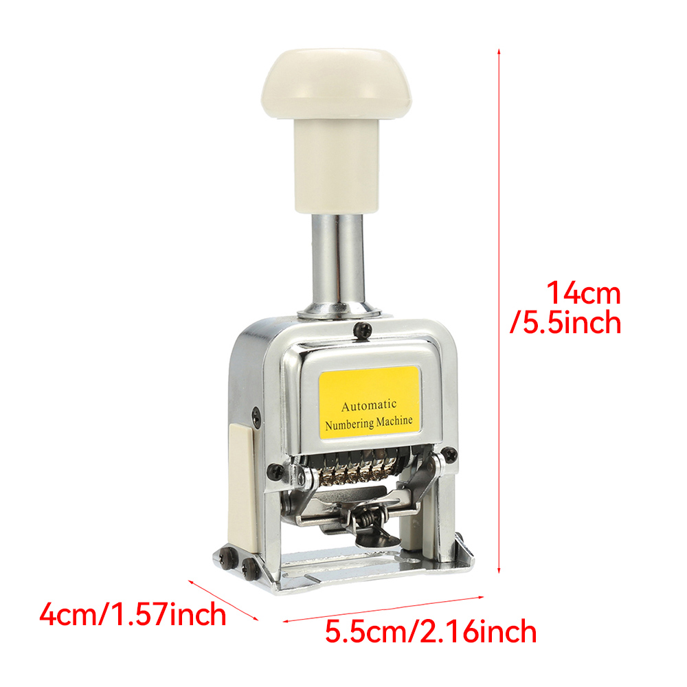 Number Machine 7 Position Auto - Rubber Date Stamp recension och pris