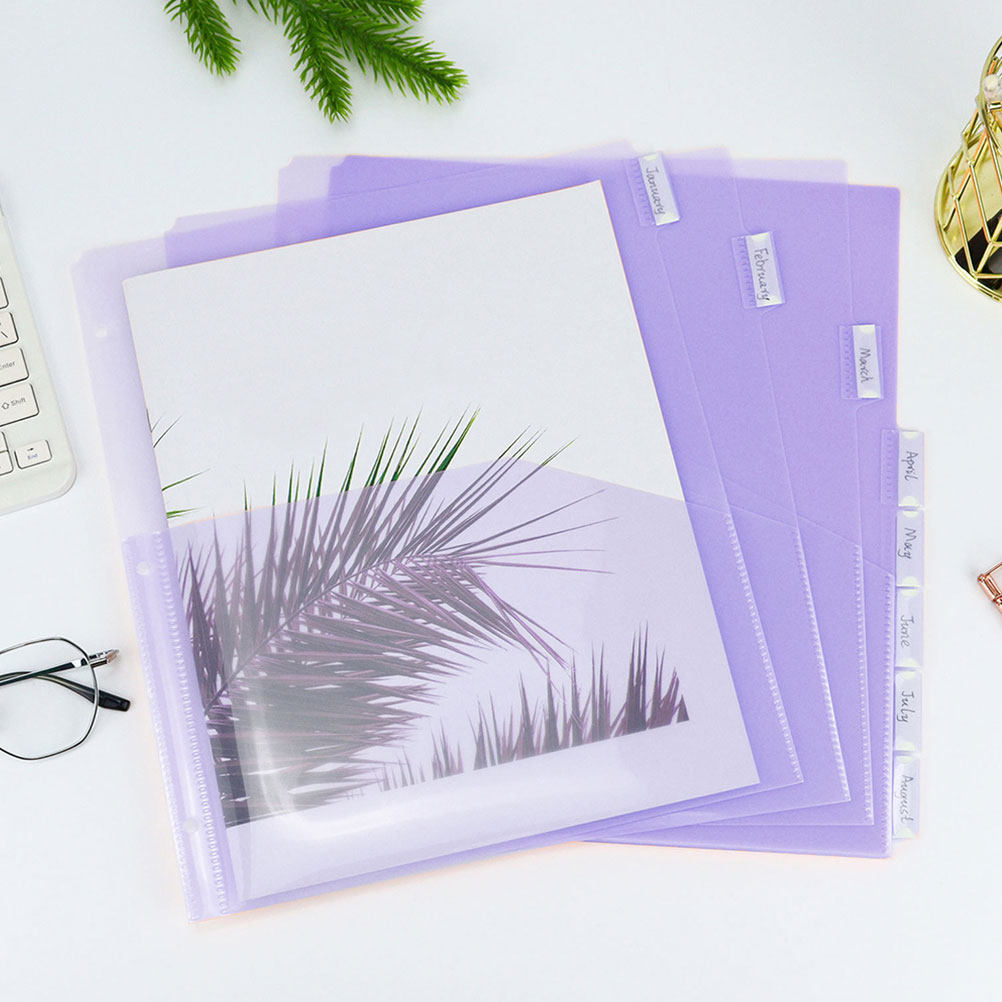2Sets Binder Dividers A4 Plast - Tab Divider A4 recension och pris