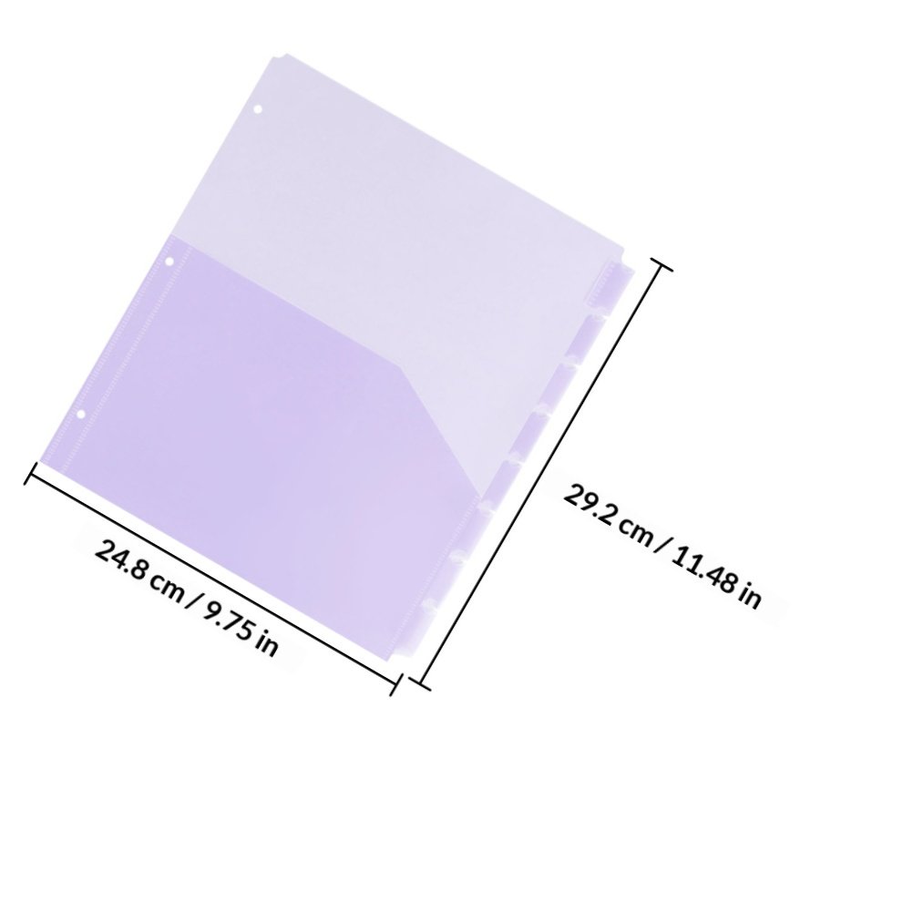 2Sets Binder Dividers A4 Plast - Tab Divider A4 recension och pris