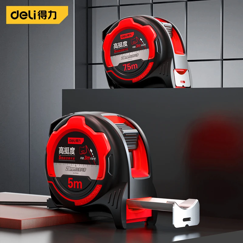 Deli 5/7.5M Thicken Carbon Ste - Tape Dispenser Weighted recension och pris