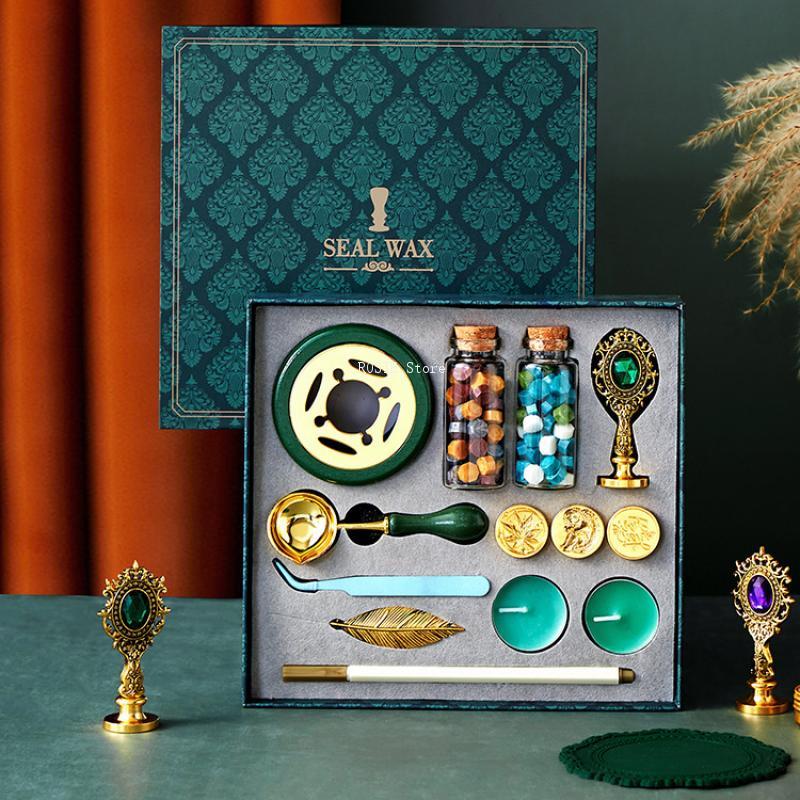 Wax Seal Stamp Set Lacquered S - Wax Seal Stamp Set recension och pris