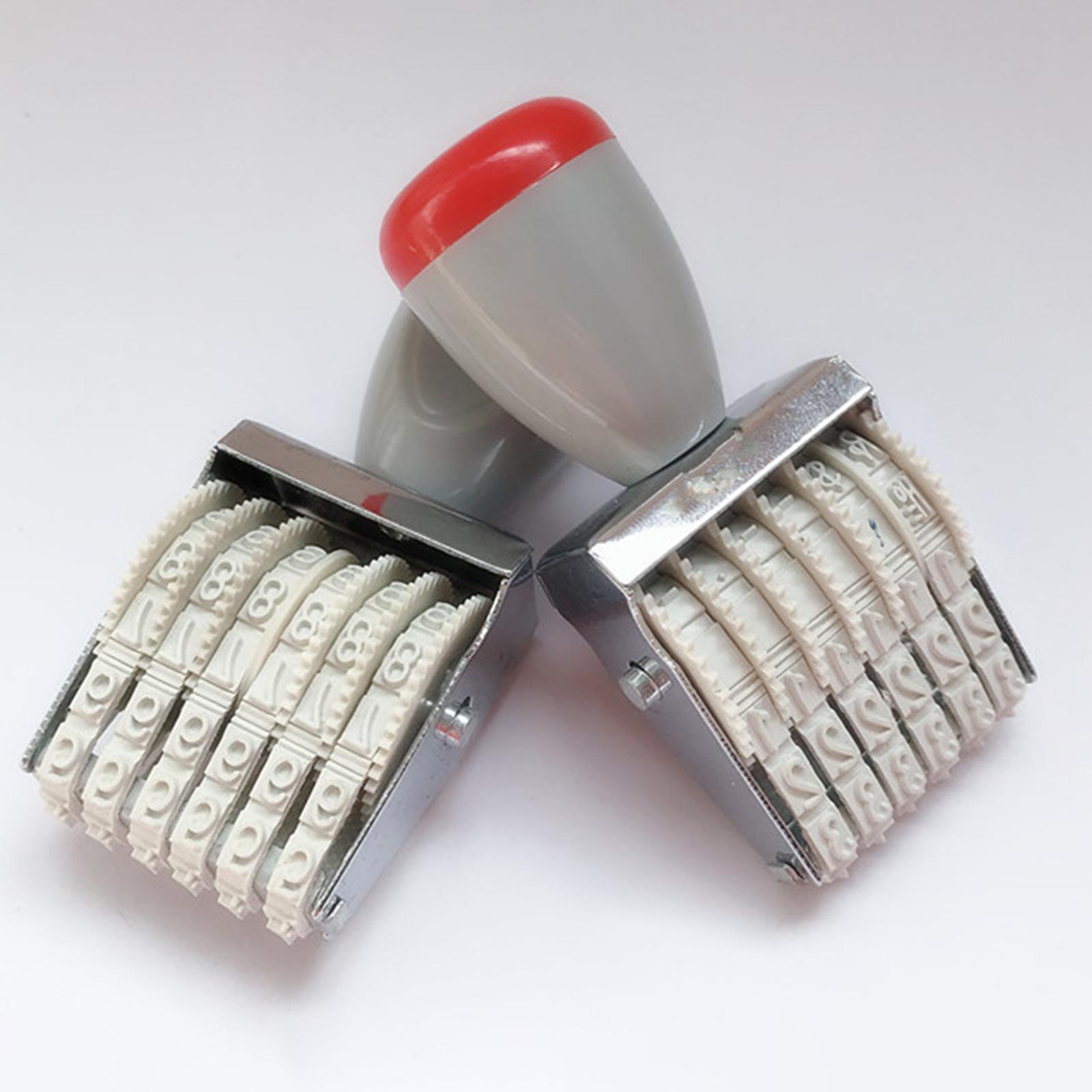 Rubber 6 digits Roller Stamp N - Rubber Date Stamp recension och pris