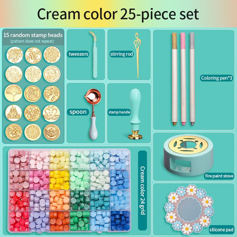 Wax Seal Stamp Set Lacquered S - Wax Seal Stamp Set recension och pris