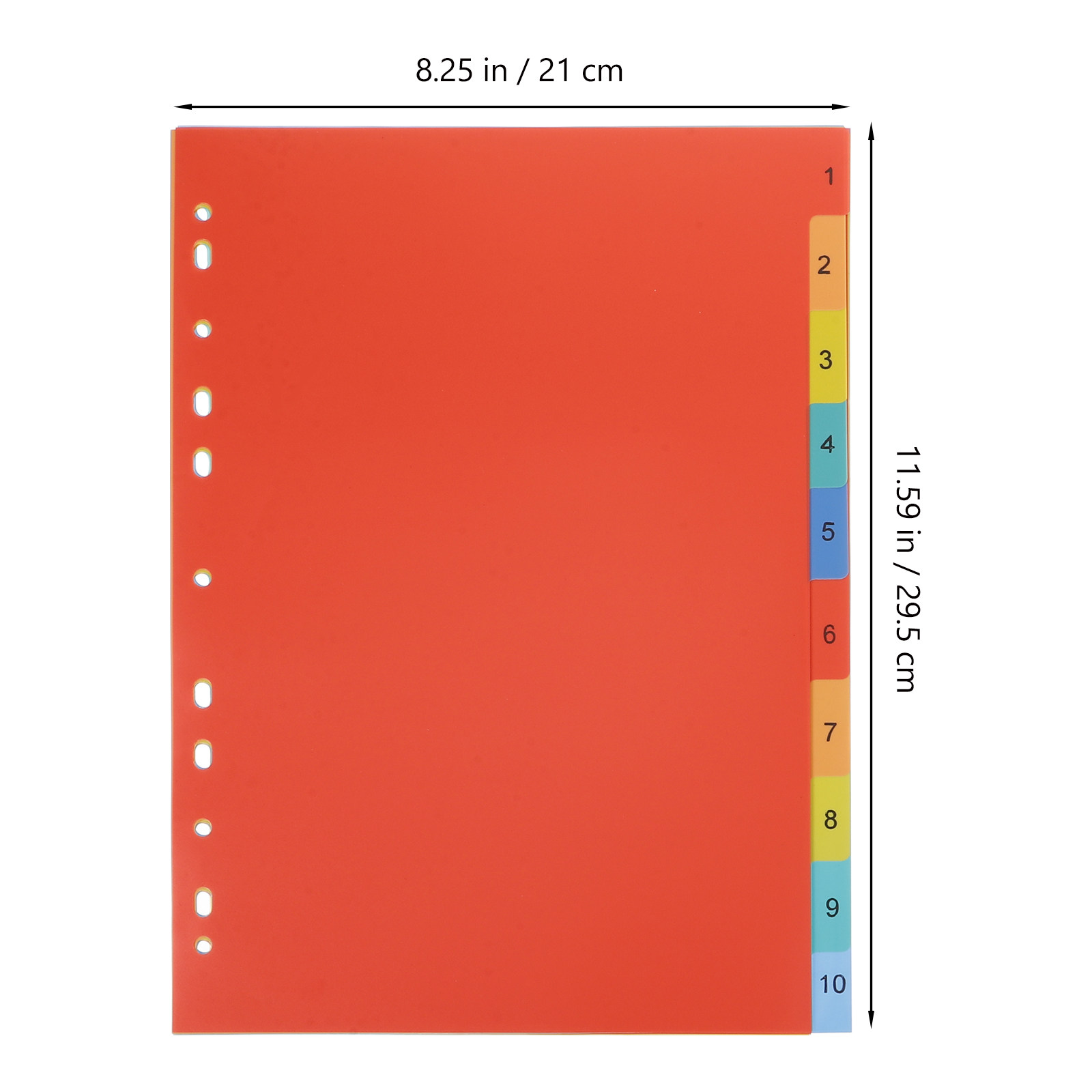 2Sets A4 Binder Dividers PP Pl - Tab Divider A4 recension och pris