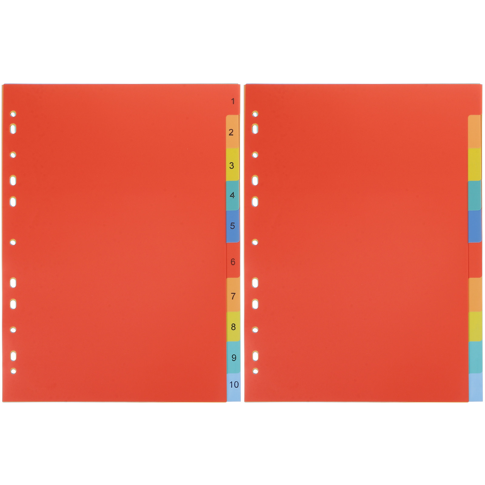 2Sets A4 Binder Dividers PP Pl - Tab Divider A4 recension och pris