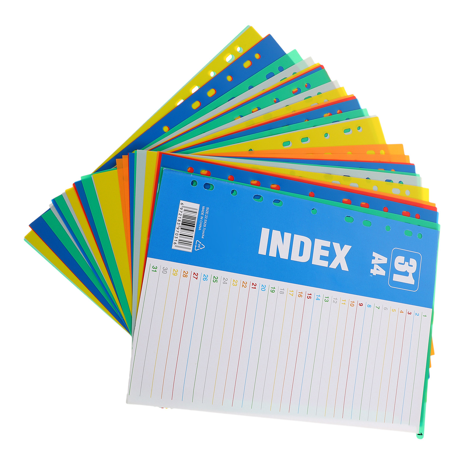 1Set Dividers A4 11-Hole Tabs  - Tab Divider A4 recension och pris