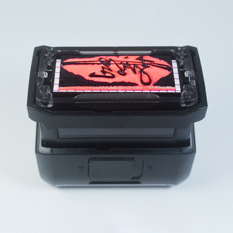 Rectangle Pattern Custom Self- - Rubber Date Stamp recension och pris