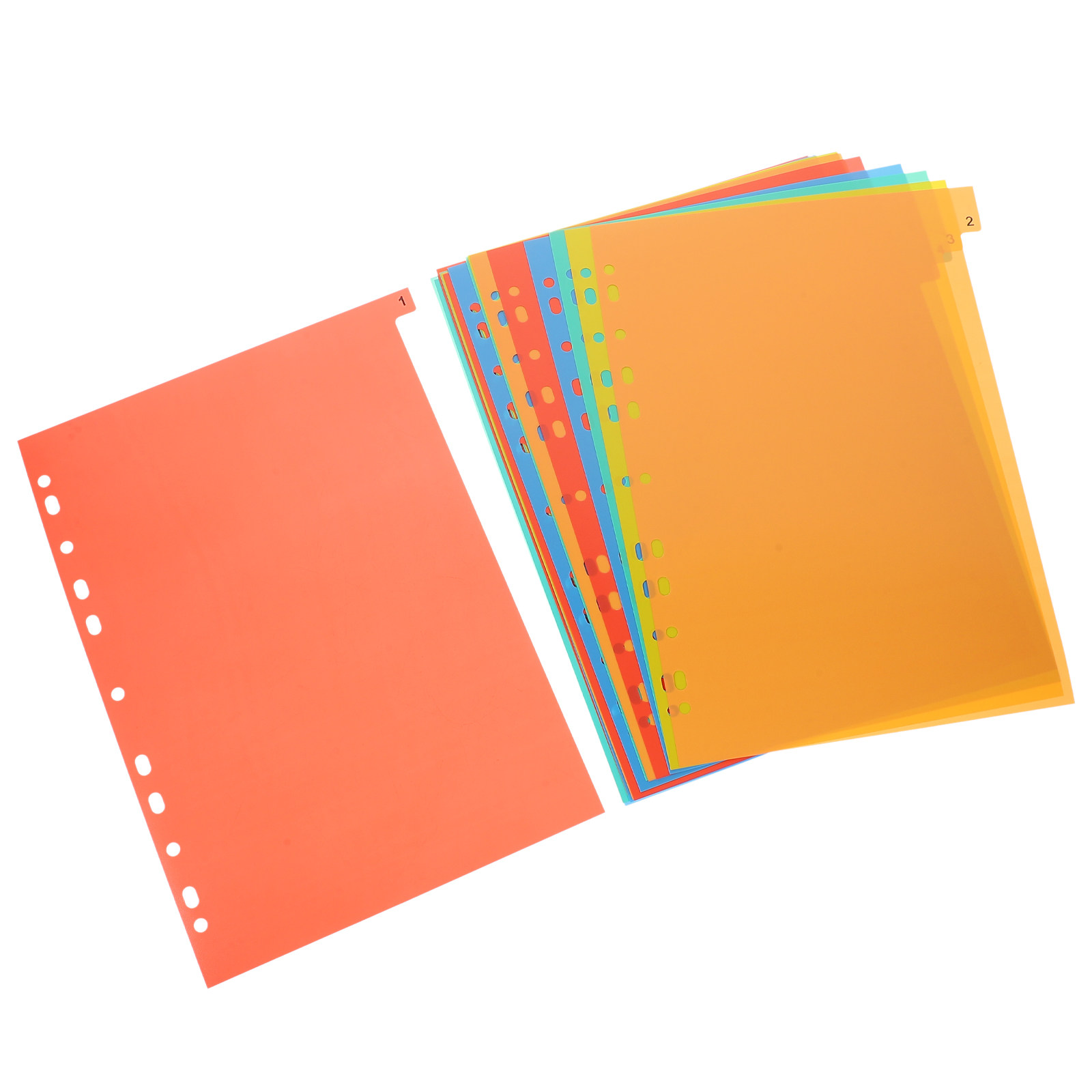 20Sheets A4 Plastic Binder Div - Tab Divider A4 recension och pris