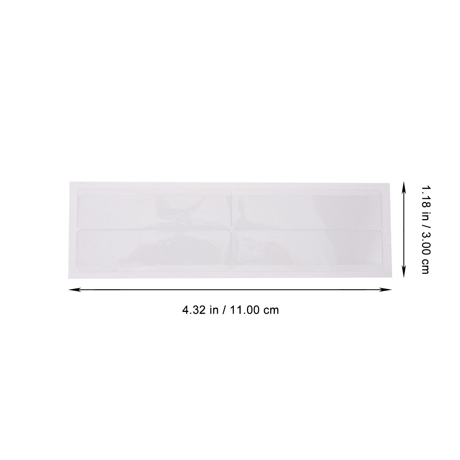 1Set Adhesive Label Holders Cl - Index Card Holder recension och pris