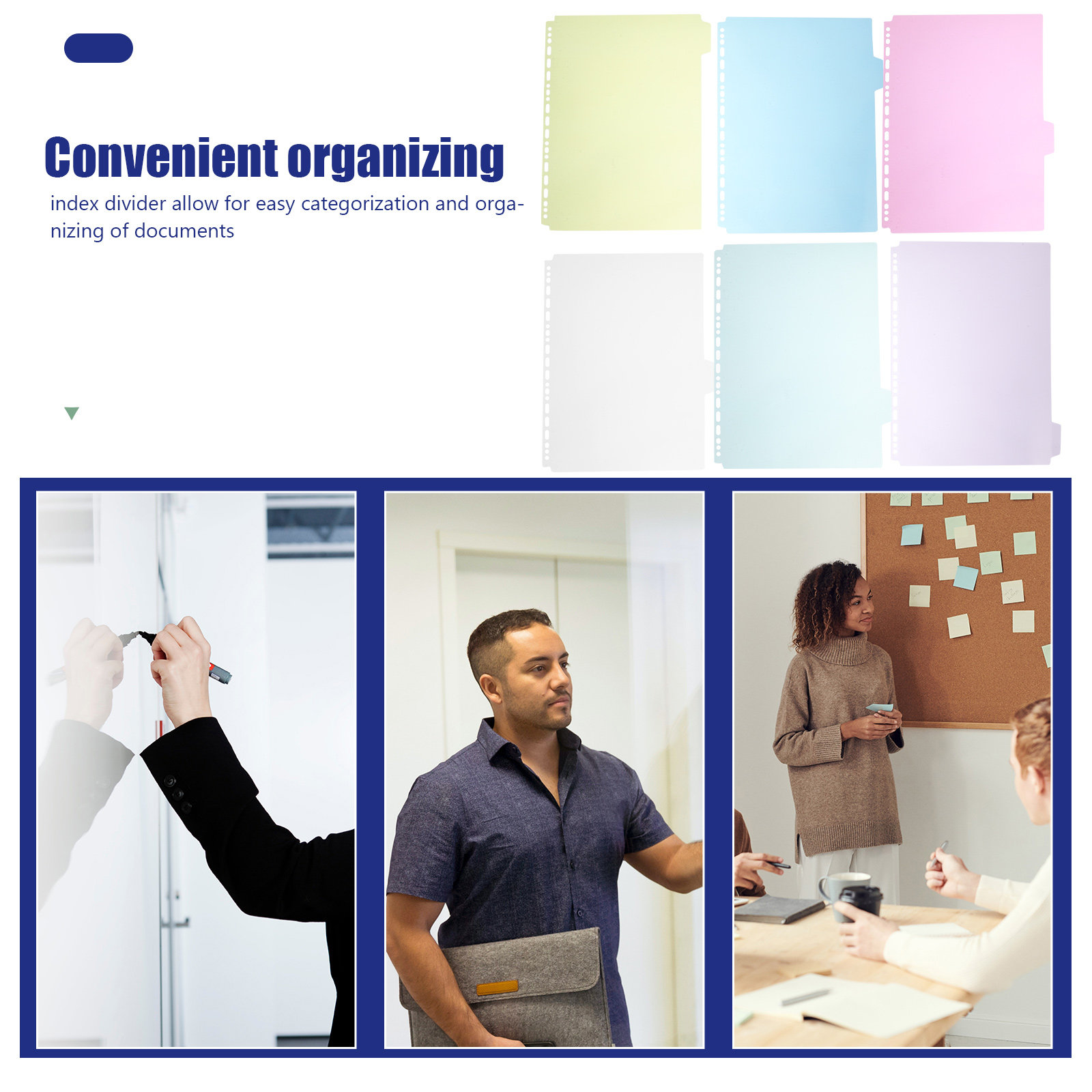 6Pcs Index Dividers A4 Binder  - Tab Divider A4 recension och pris