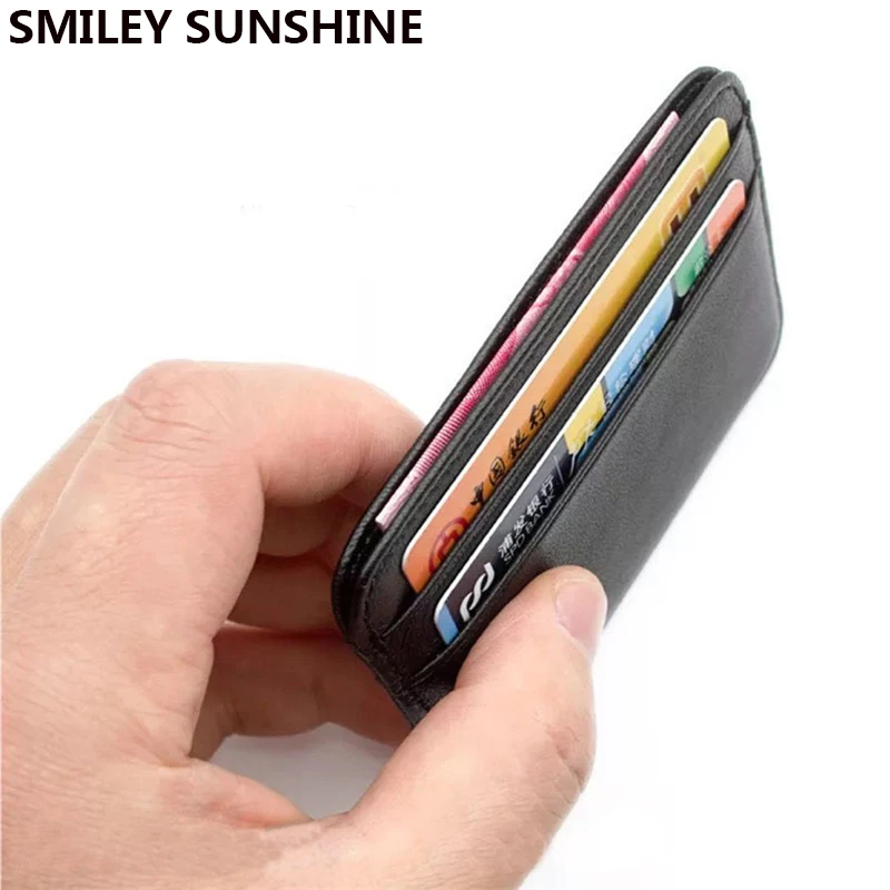 Genuine Leather Visit Card Hol - Index Card Holder recension och pris