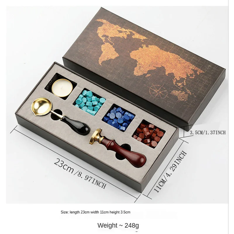 DIY Stamps Wax Seal Box Kit De - Wax Seal Stamp Set recension och pris