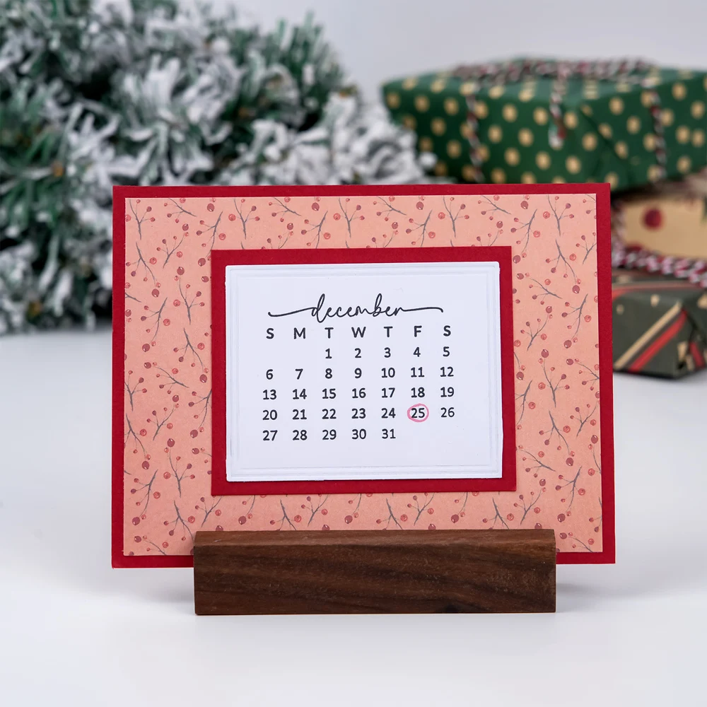 Calendar Date 2026 Clear Stamp - Rubber Date Stamp recension och pris