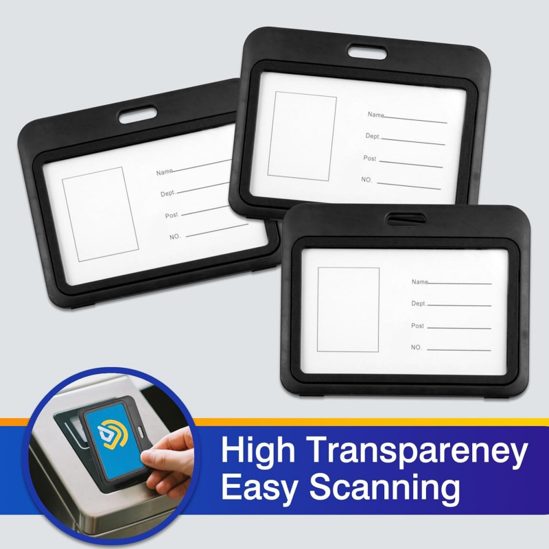 3-Pack Horizontal Hard Plastic - Index Card Holder recension och pris