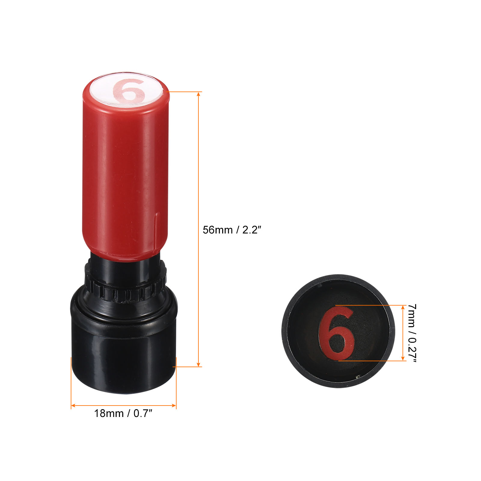 Number Stamps Self Inking Nume - Rubber Date Stamp recension och pris