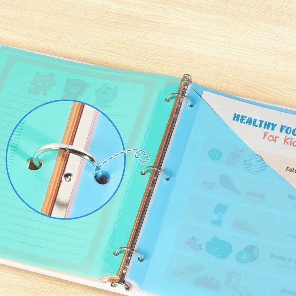 8 pcs A4 Pastel Binder Divider - Tab Divider A4 recension och pris