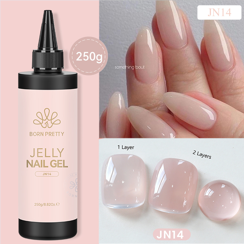BORN PRETTY 250g Jelly Milky W - Gel Refill Pack recension och pris
