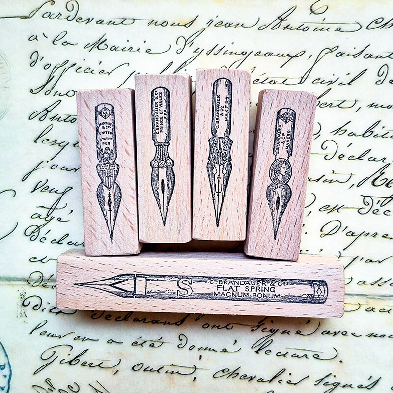 Scrapbooking Stamp Fountain Pe - Fountain Pen Bottled Ink recension och pris